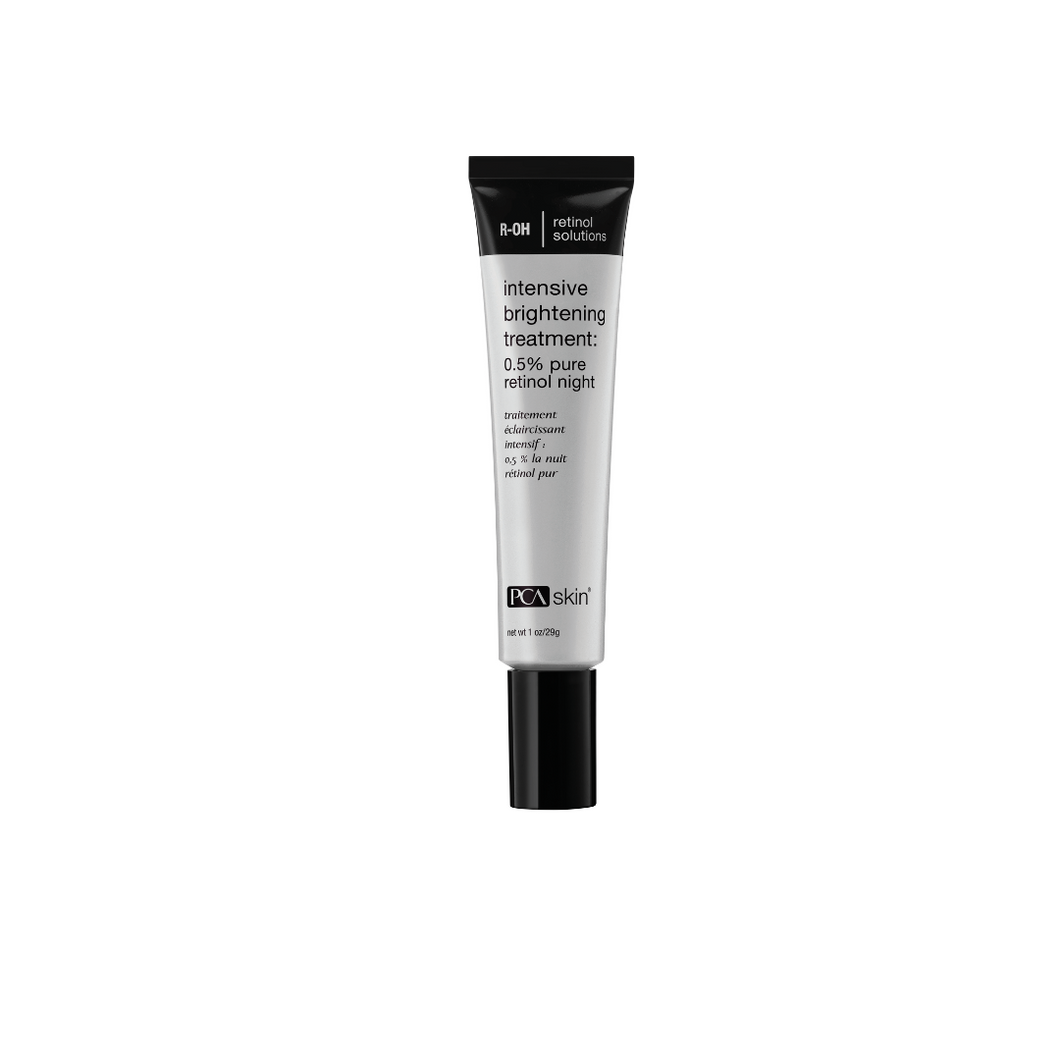Intensive Brightening Treatment: 0.5% pure retinol night